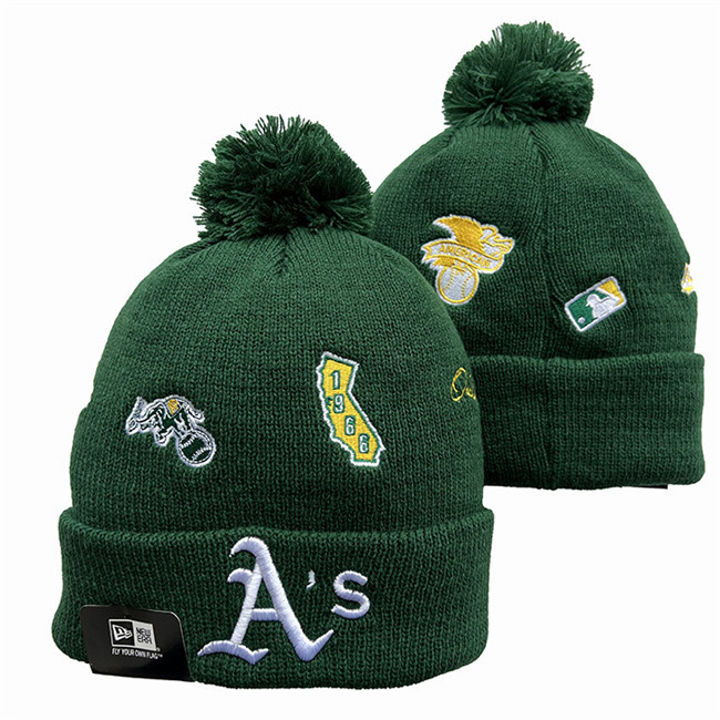 Oakland Athletics Knit Hats 025